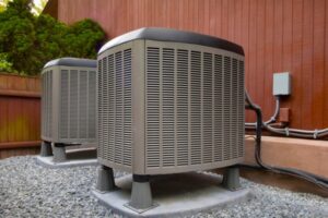 outside residential air conditioner unit